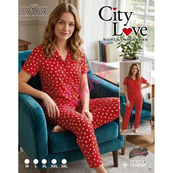Women's turkish pajamas City Love 9165