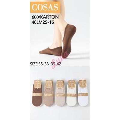 Women's bamboo low cut socks Cosas 40LM25-26