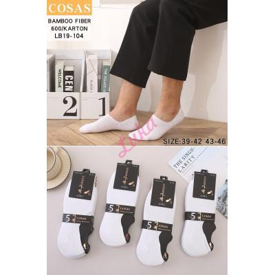 Men's bamboo low cut socks Cosas LB19-104