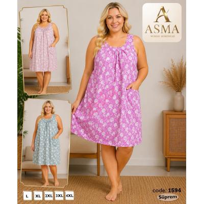 Women's turkish nightgown Asma 16736