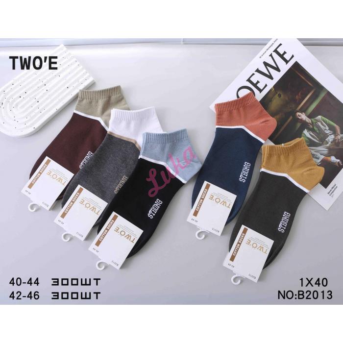 Men's low cut Socks Twoe B2009