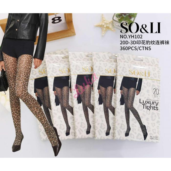 Women's Tights SO&LI 20DEN NOO-YH101