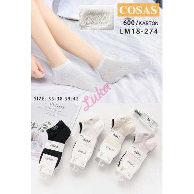 Women's low cut socks Cosas LM18-274