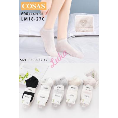 Women's low cut socks Cosas LM18-270