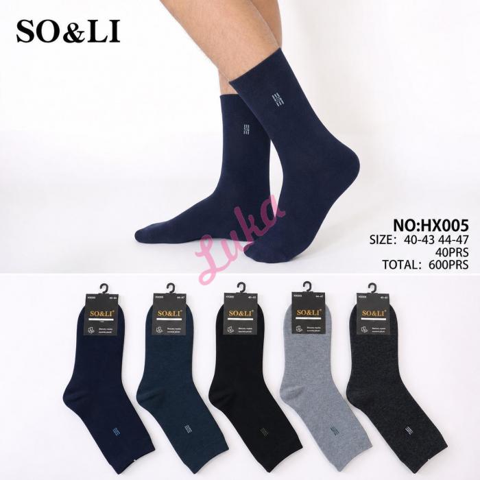 Men's socks SO&LI HX-008