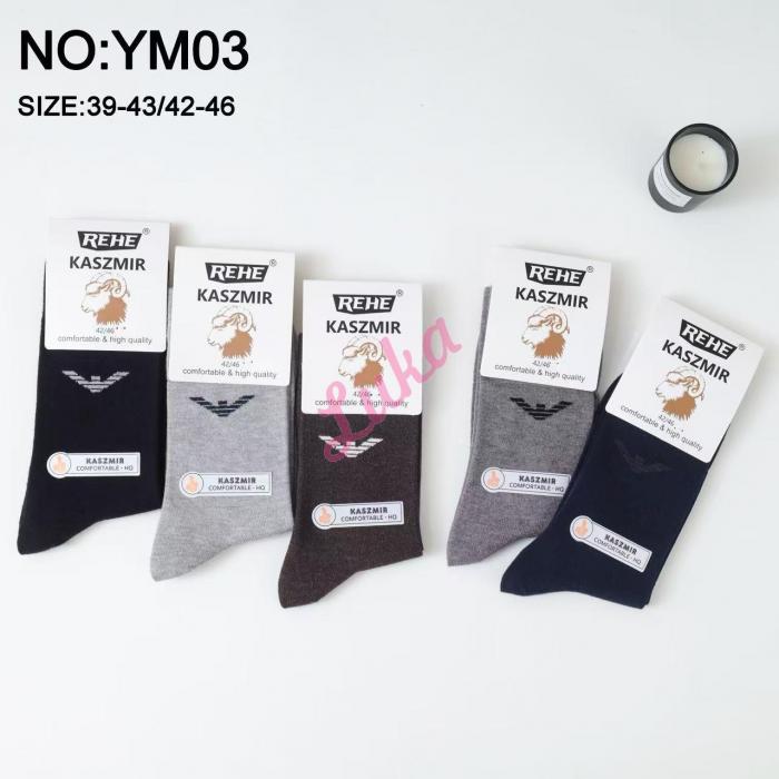Men's socks Rehe Kaszmir-YM01