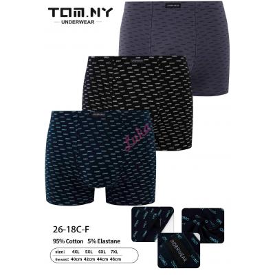 Men's boxer shorts Tomny 2584C+F