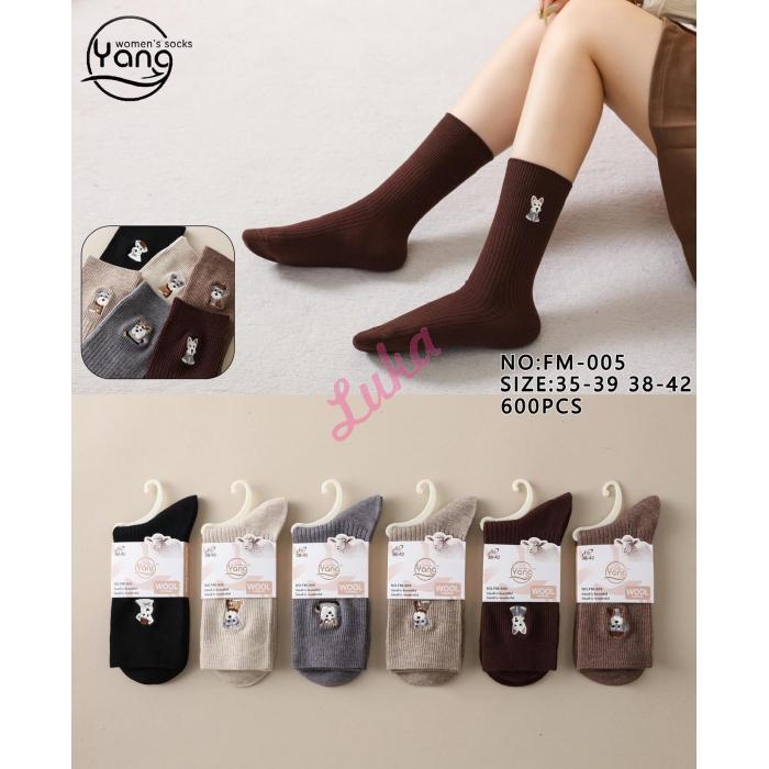Skarpety damskie Yang Oemen FM-004 Wool