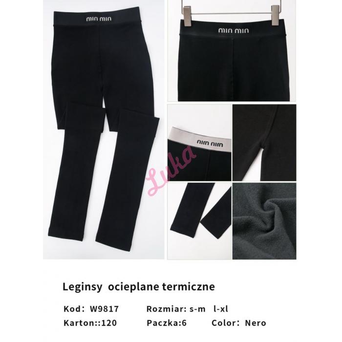Legginsy damskie thermo Alina W9817
