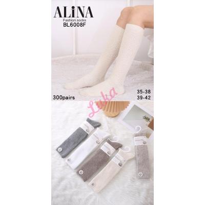 Women's Under Knee Socks MERINO WOOL Alina BL6008F