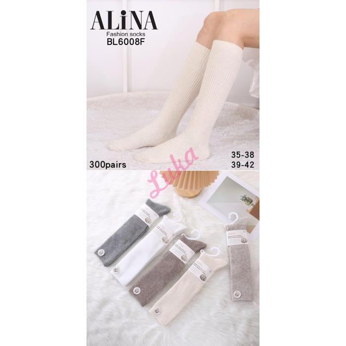Women's Under Knee Socks MERINO WOOL Alina BL6008F