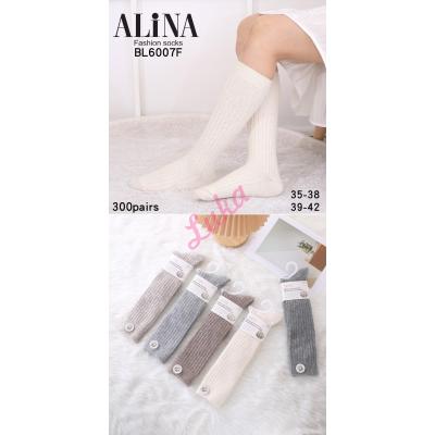 Women's Under Knee Socks MERINO WOOL Alina BL6007F
