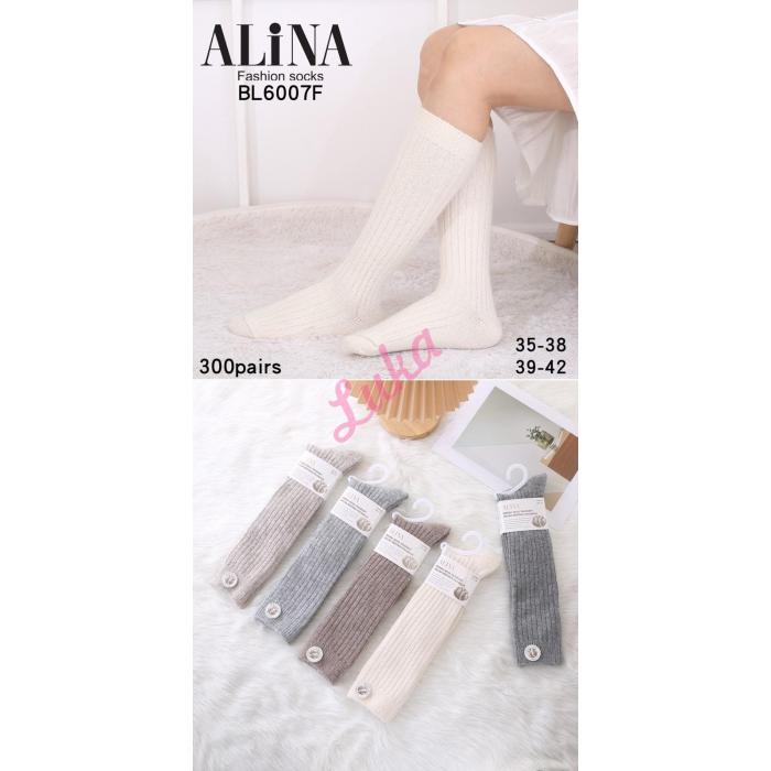 Women's Under Knee Socks MERINO WOOL Alina BL6007F