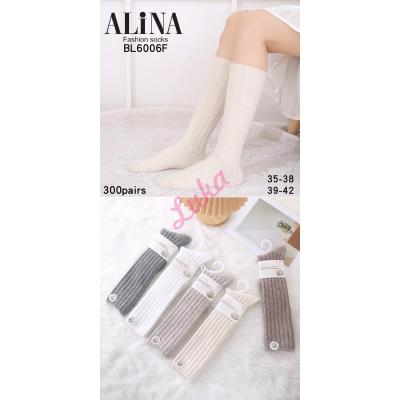 Podkolanówki damskie MERINO WOOL Alina BL6006F