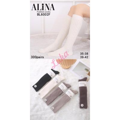 Women's Under Knee Socks MERINO WOOL Alina BL6002F