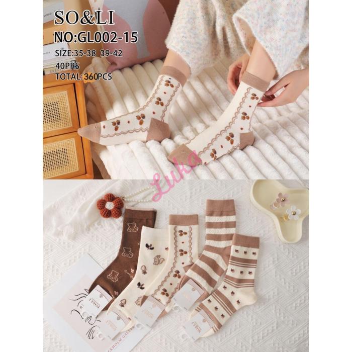Skarpety damskie So&Li GL002-15