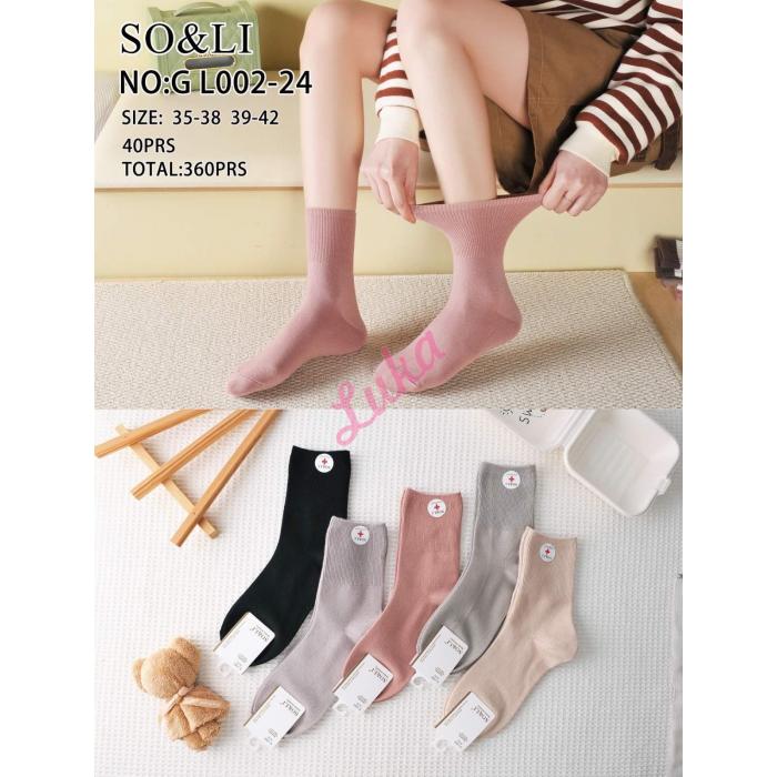 Skarpety damskie So&Li GL002-24