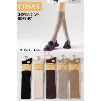 Podkolanówki damskie Cosas BDP8-97 CASHMERE
