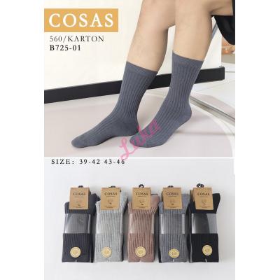 Skarpety męskie CASHMERE Cosas B725-01