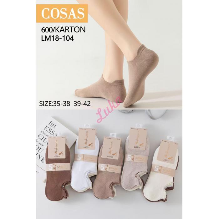 Stopki damskie bambusowe Cosas LM18-104
