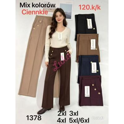 Spodnie damskie FYV LOWONG no-1378