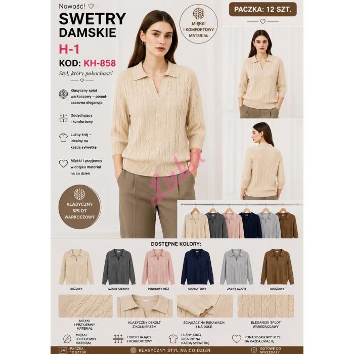 Women's sweater VED-H1KH857