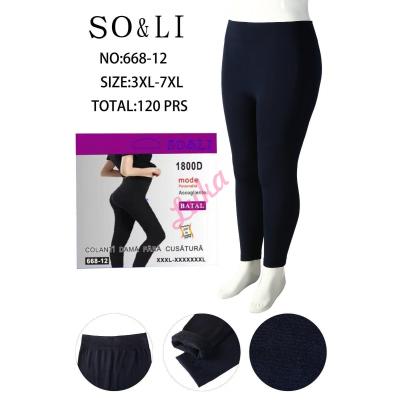 Women's leggings So&Li OLI-668-19