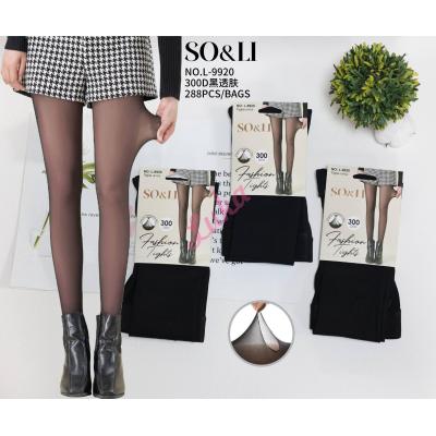 Rajstopy damskie SO&LI OLI-L9920-1 300DEN