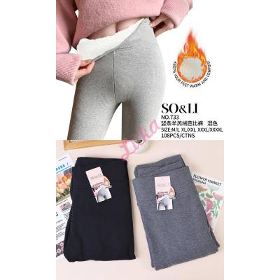 Women's leggings So&Li OLI-731 THERMO