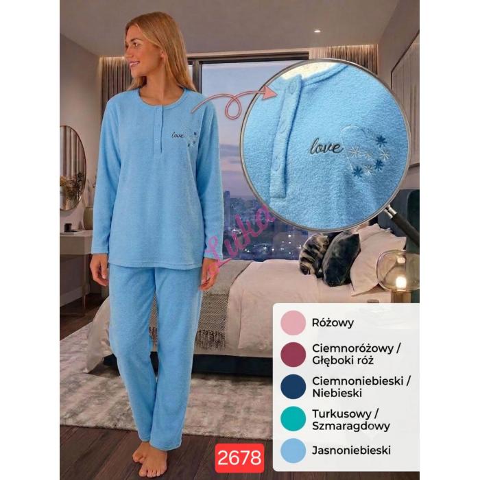 Women's turkish pajamas NO-2677 FROTTE