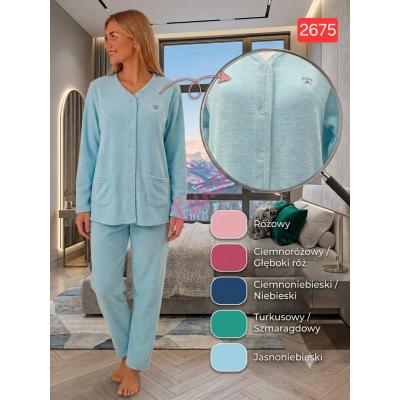 Women's turkish pajamas NO-2674 FROTTE