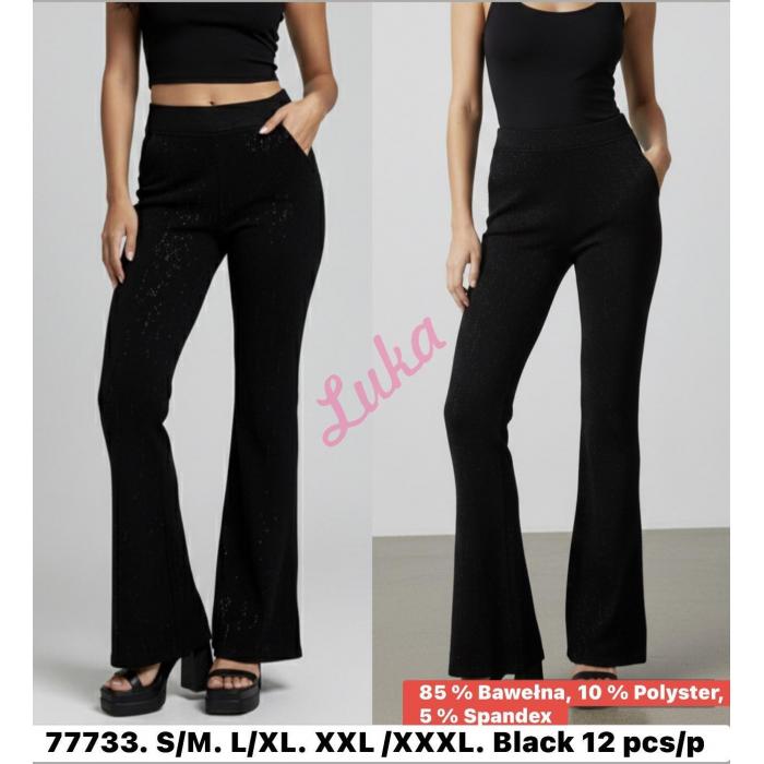 Women's pants NOO-77837LM Warm
