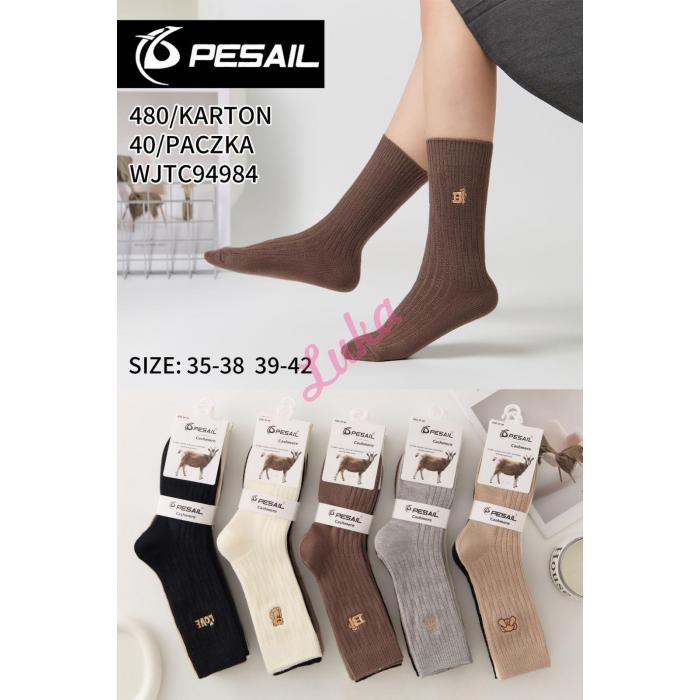 Women's Socks Cashmere Pesail WJTC-94985