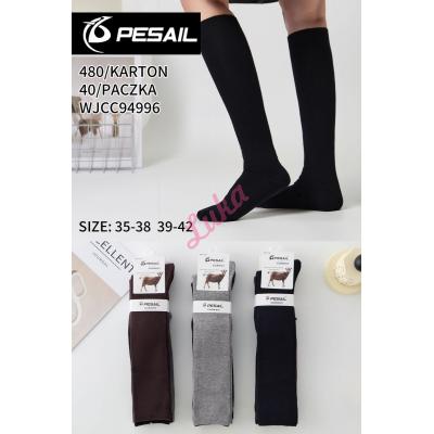 Podkolanówki damskie cashmere Pesail WJCC-94996