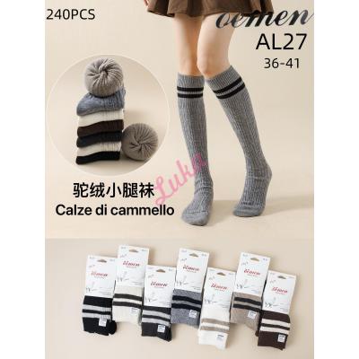 Women's socks WOOL Oemen AL-27