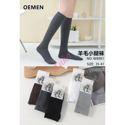 Podkolanówki damskie WOOL Oemen AL-28