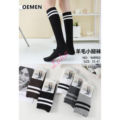 Podkolanówki damskie WOOL Oemen W-8901