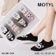 Women's low cut socks ALPAKA Motyl MF-005