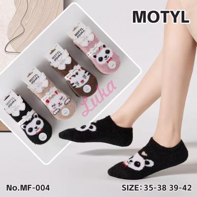 Women's low cut socks ALPAKA Motyl MF-005