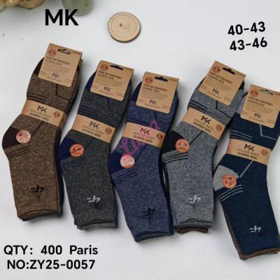 Skarpety męskie CASHMERE M&K ZY25-0061