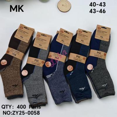 Men's socks CASHMERE M&K ZY25-0058