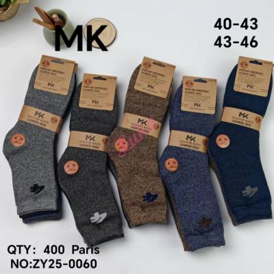 Skarpety męskie CASHMERE M&K ZY25-0059