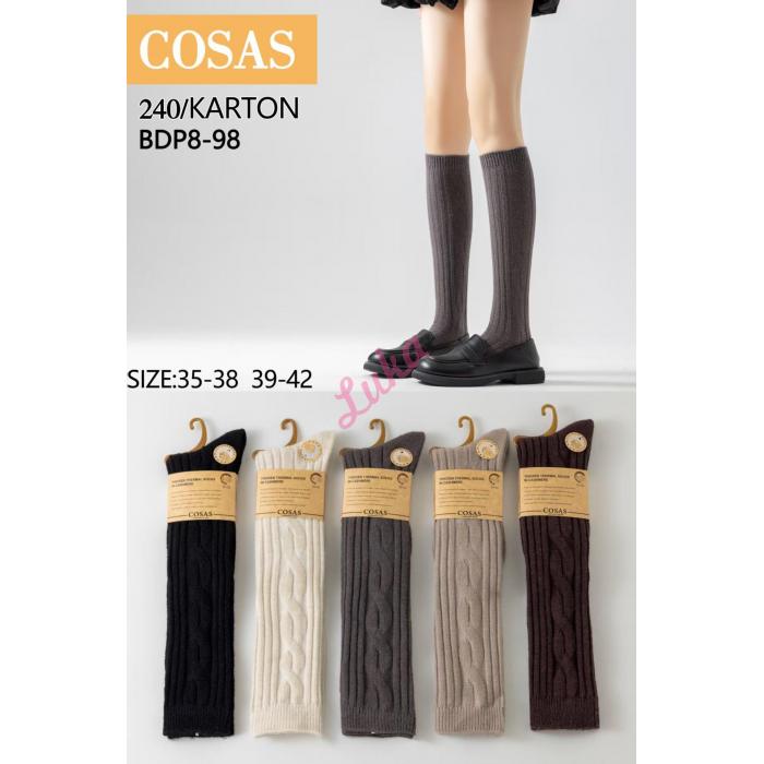 Podkolanówki damskie Cosas BDP8-95 CASHMERE