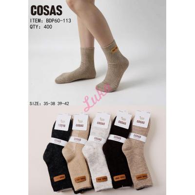 Women's socks Cosas BDP60-112 CASHMERE