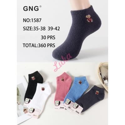 Skarpety damskie GNG 1582 MINK