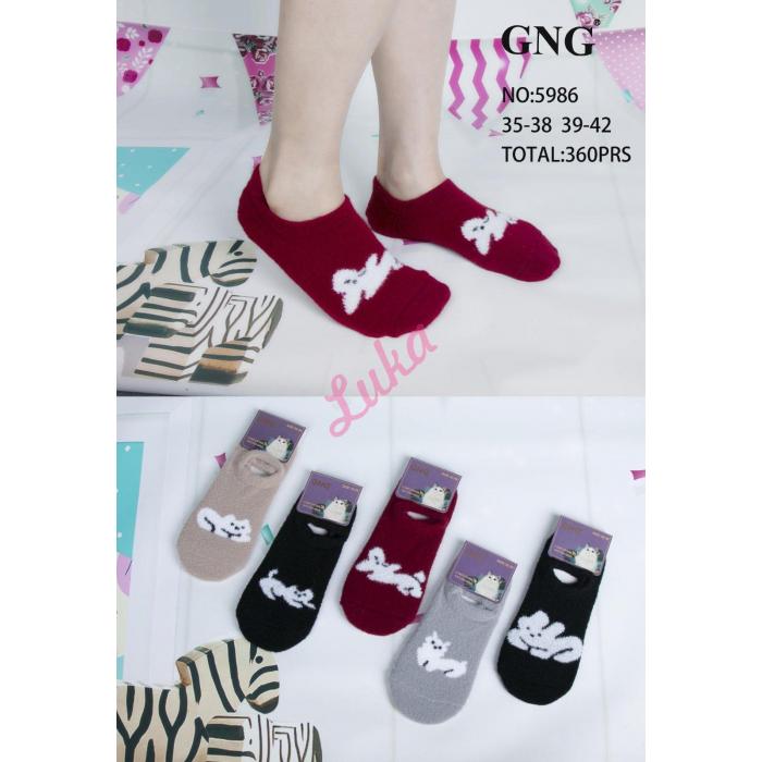 Women's low cut socks MINK GNG WOO-5987