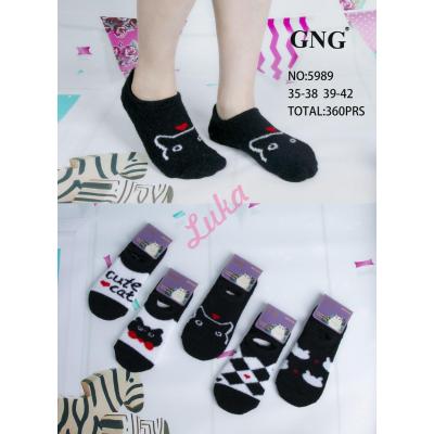 Women's low cut socks MINK GNG WOO-5988