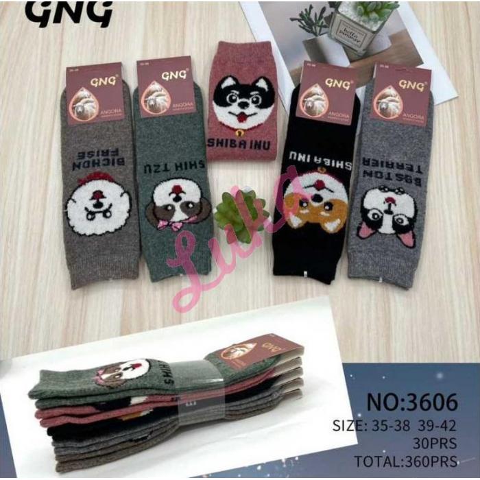 Skarpety damskie WOOL GNG 9918