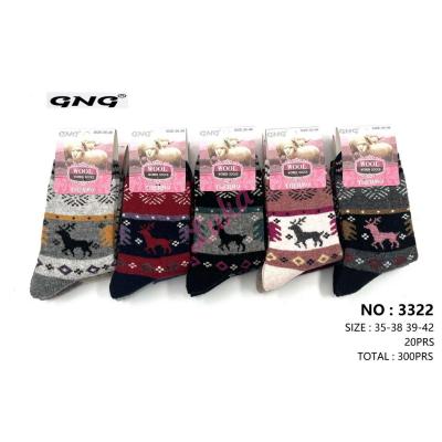 Skarpety damskie WOOL GNG 3319
