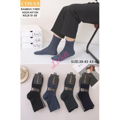 Men's bamboo socks Cosas 40LB19-38